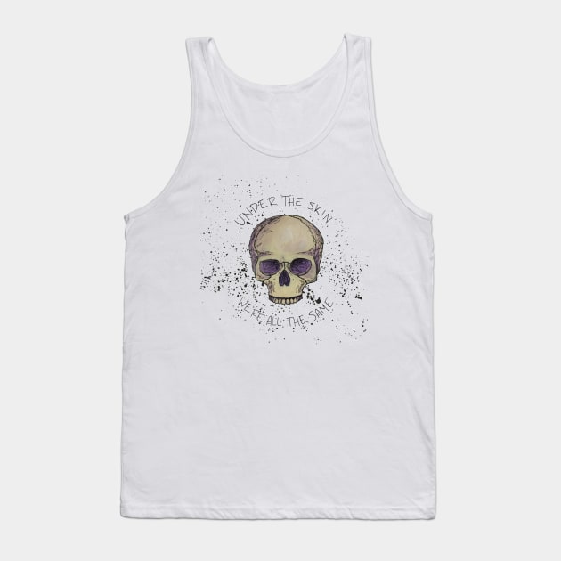 Under the Skin Tank Top by CaffeineandChaos